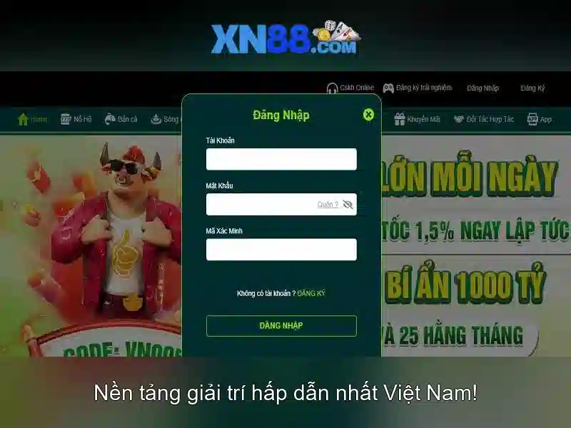 Kho game slot XN88